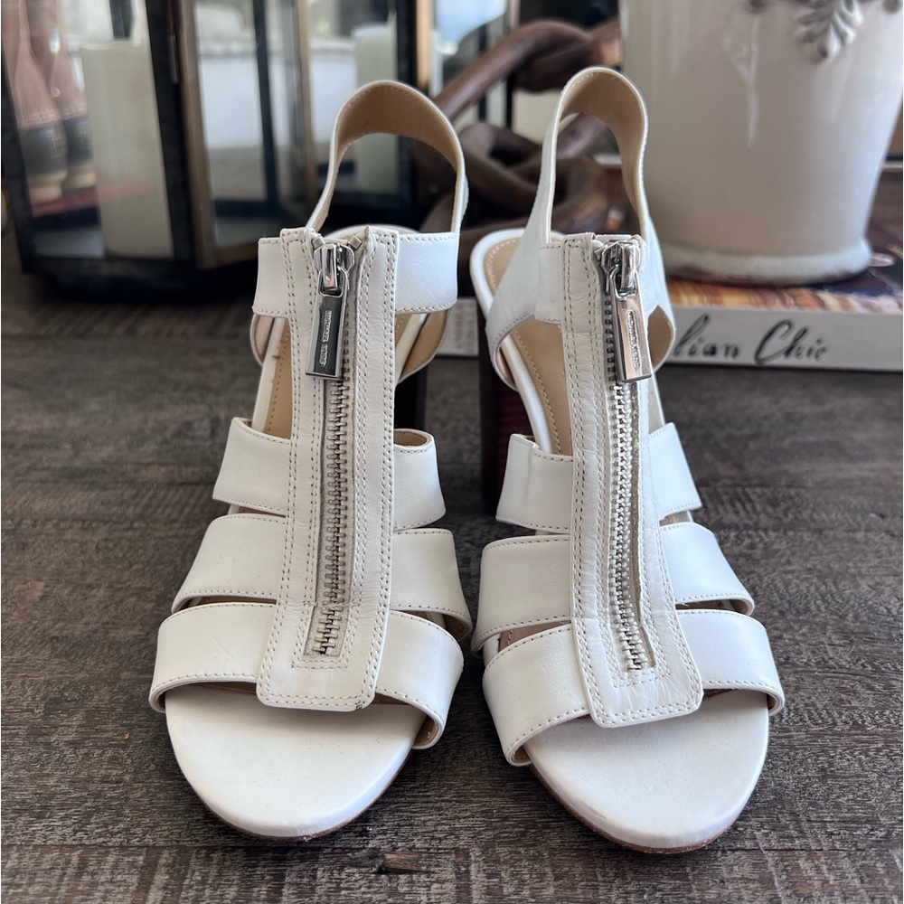 Michael Kors White Heels Size 7